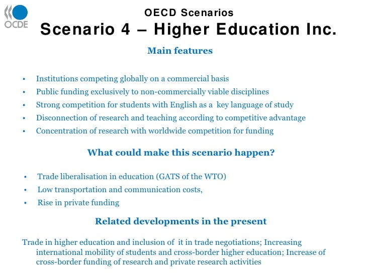 Four Future Scenarios for Higher Education